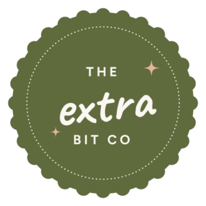 The Extra Bit Co sticker logo